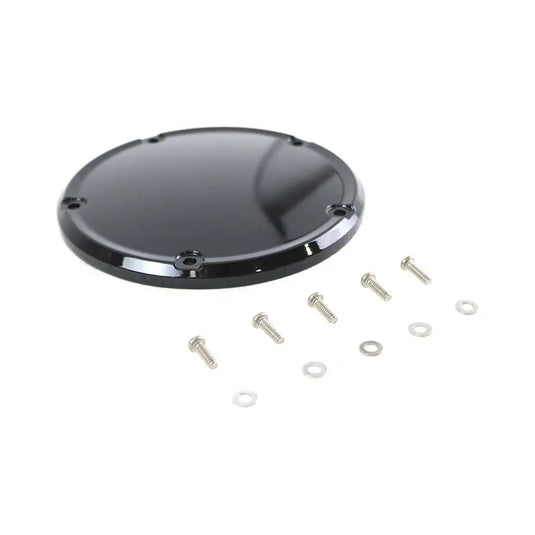 M8 Gloss Black 5-Hole Smooth Derby Cover