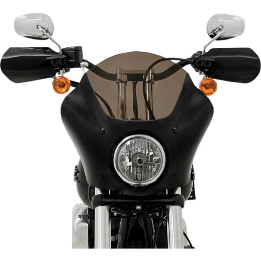 Memphis Shades Handguards - 99-17 Dyna (Except 16-17 FXDLS) 99-07 FLHR, 00-14 FXST/FLST, 96-03 XL / Black Opaque