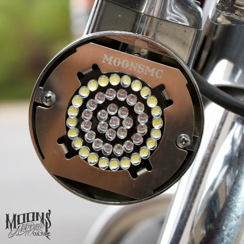 Load image into Gallery viewer, MOONSMC¬Æ MOONPODS Flat Style LED Turn Signals - Amber - 1156 / YES - Lighting Components
