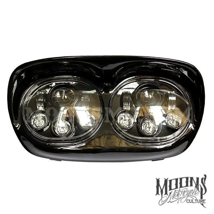 Load image into Gallery viewer, MOONSMC¬Æ Road Glide LED Moonmaker Headlight - Black - Lighting Components
