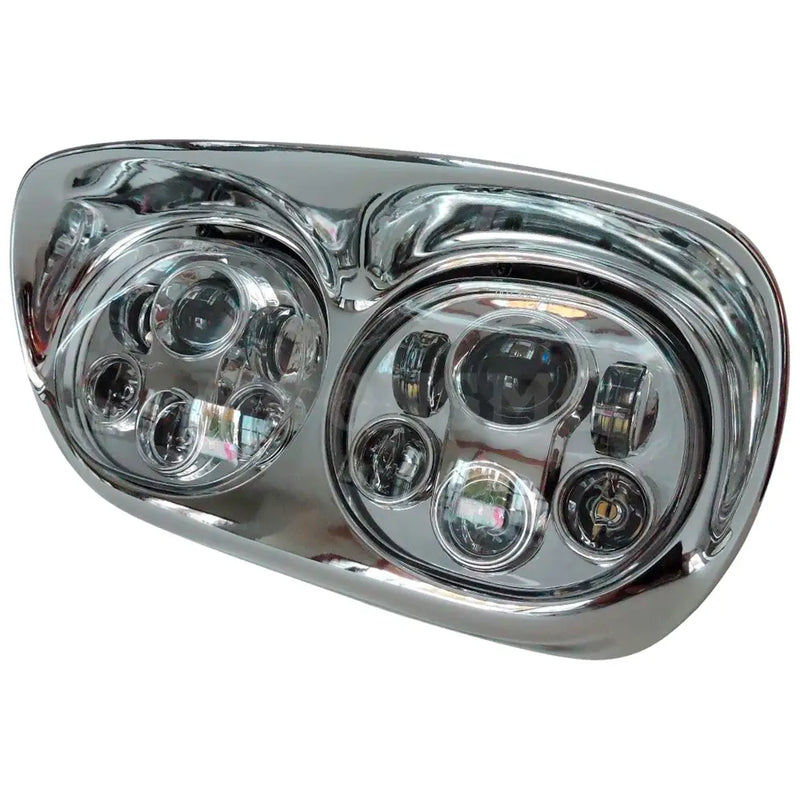 Load image into Gallery viewer, MOONSMC¬Æ Road Glide LED Moonmaker Headlight - Chrome - Lighting Components
