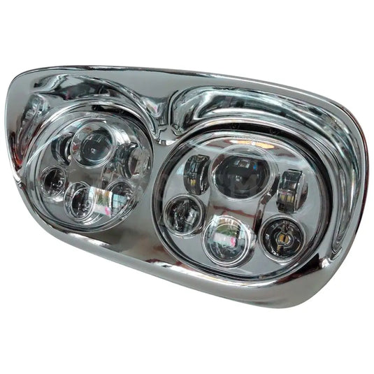 MOONSMC¬Æ Road Glide LED Moonmaker Headlight - Chrome - Lighting Components