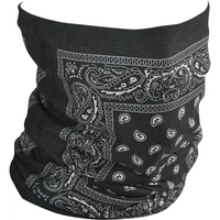 Motley Tube Fleece Lined Black Paisley