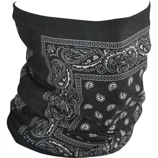 Motley Tube Fleece Lined Black Paisley