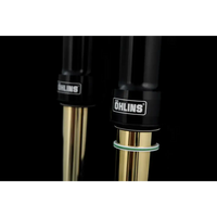 Öhlins suspension forks.