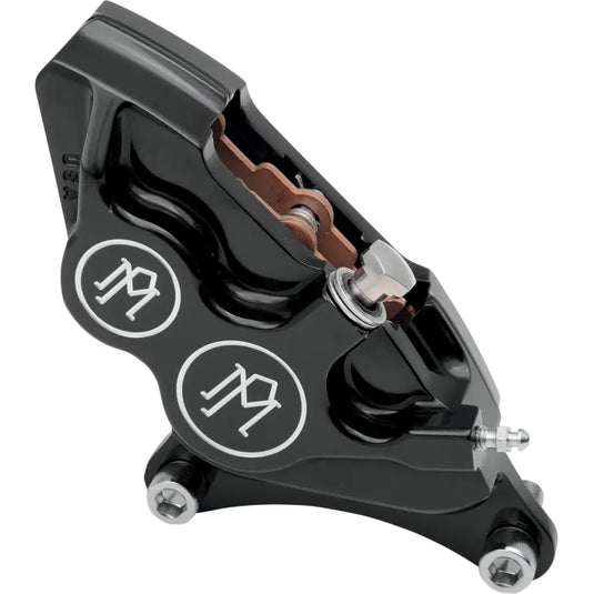 Performance Machine Four Piston Differential Bore Calipers Early Models - Contrast Cut / Right - Brake Components