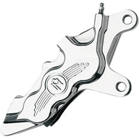 Performance Machine Six-Piston Differential Bore Calipers Early Models - Chrome / Right - Brake Components