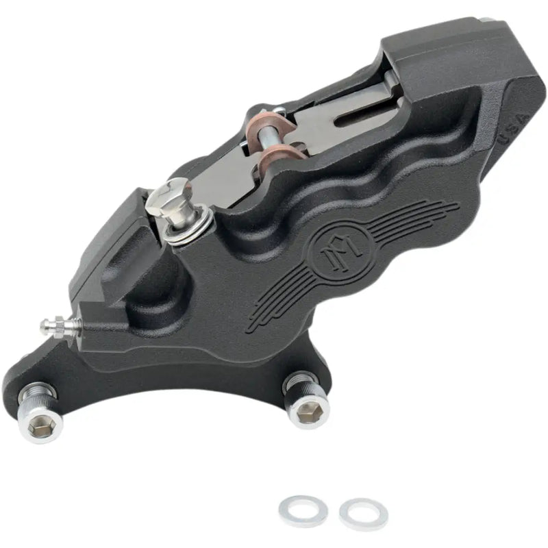 Load image into Gallery viewer, Performance Machine Six-Piston Differential Bore Calipers Early Models - Black Ops / Left - Brake Components
