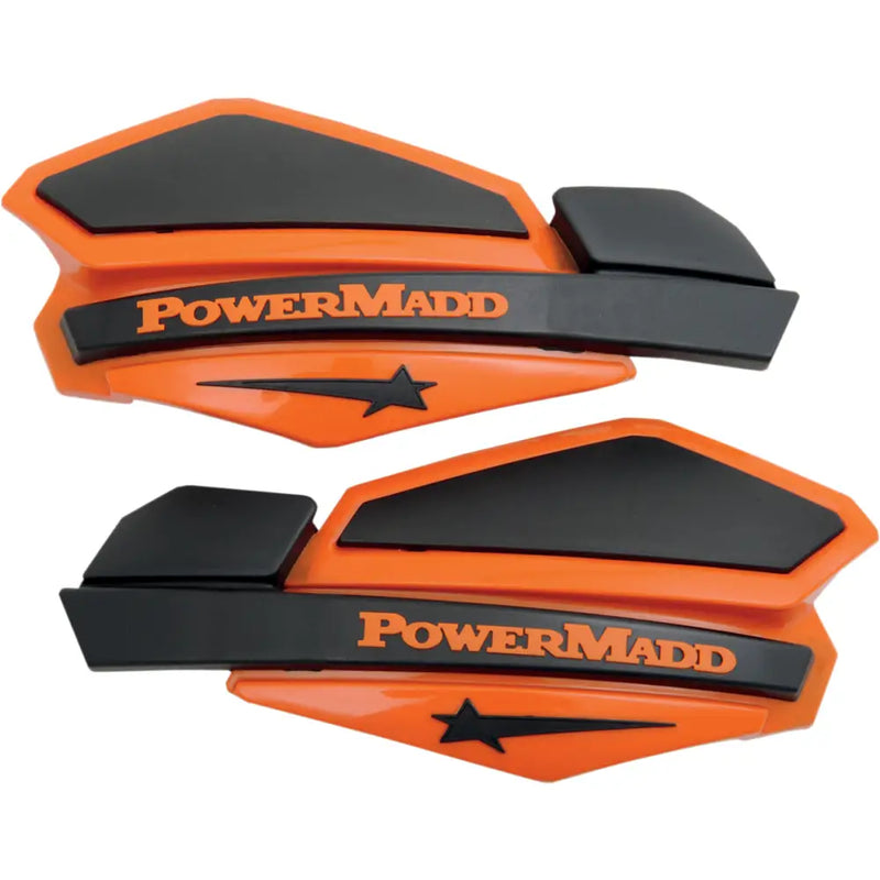 Load image into Gallery viewer, PowerMadd Star Series Hand Guards - Orange/Black - Hand/Foot Components
