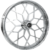 RC COMPONENTS Wheel - Phenom - Front - Dual Disc/without ABS - Chrome - 21x3.5 - FLH 213HD031NON135C