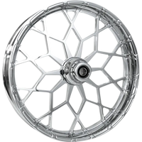 RC COMPONENTS Wheel - Phenom - Front - Dual Disc/with ABS - Chrome - 21x3.5 - FLH 213HD031A21135C