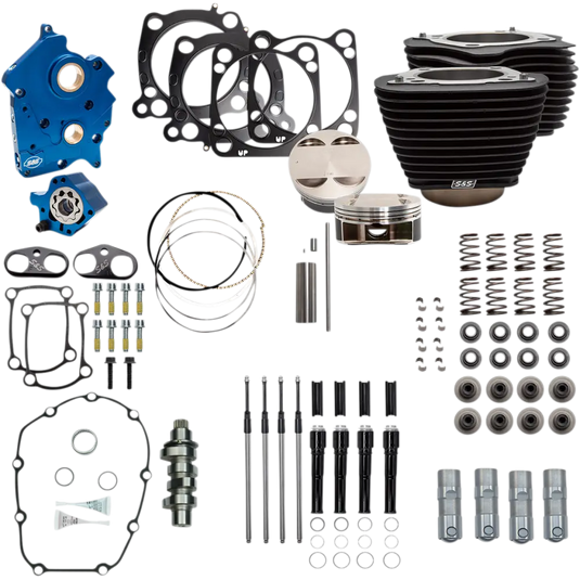 S&S 124’’ Power Packages for Milwaukee 8 - Engine Components