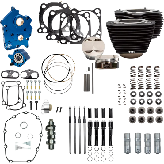 S&S 124’’ Power Packages for Milwaukee 8 - Engine Components