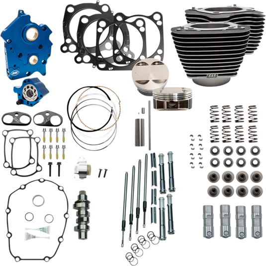 S&S 124’’ Power Packages for Milwaukee 8 - Engine Components