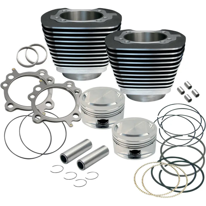 S&S Big Bore Kits for Twin Cam 99-06 - Blac Powder / 95’’ 3.875 for 4’’ Stroke 9.7:1 - Engine Components