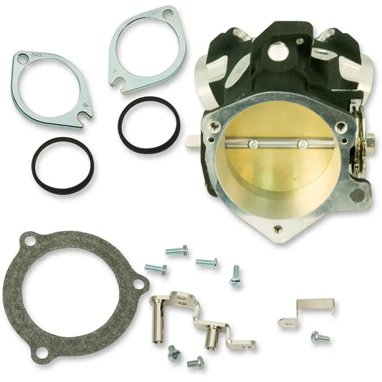 S&S Cable Operated Throttle Hog Throttle Bodies - 02-05 Twin Cam / Throttle Body 66MM 111’’-05 - Air/Fuel Components