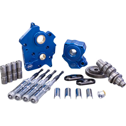 S&S Cam Chest Kit Milwaukee 8 - Oil Cooled / 475 Cam Chain / Black - Engine Components