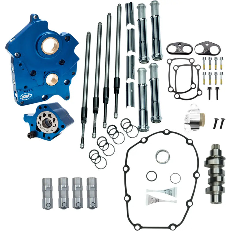 Load image into Gallery viewer, S&amp;S Cam Chest Kit Milwaukee 8 - Oil Cooled / 475 Cam Chain / Chrome - Engine Components
