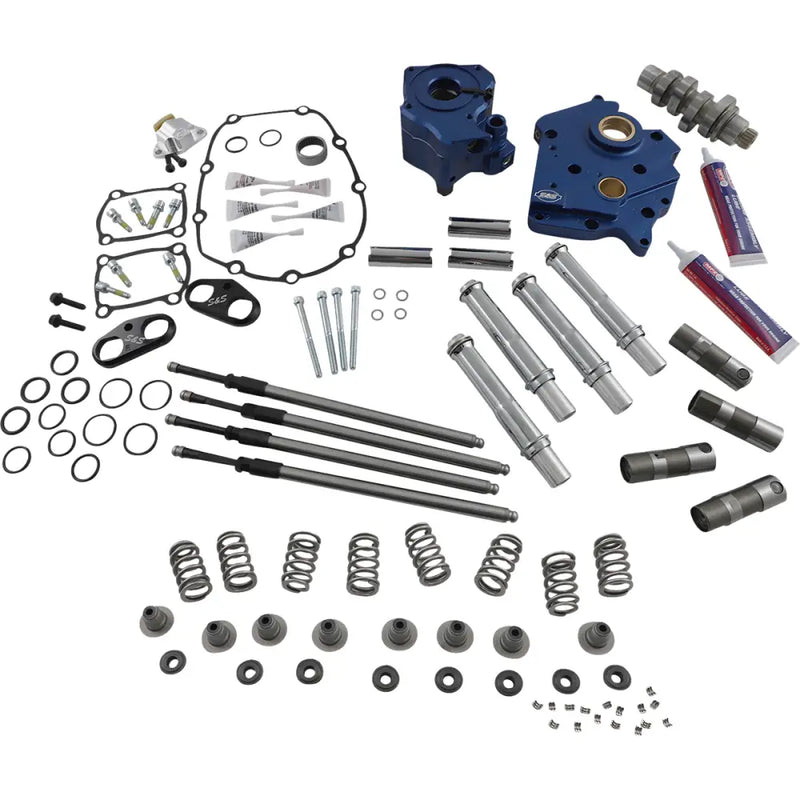 Load image into Gallery viewer, S&amp;S Cam Chest Kit Milwaukee 8 - Oil Cooled / 540 Cam Chain / Chrome - Engine Components
