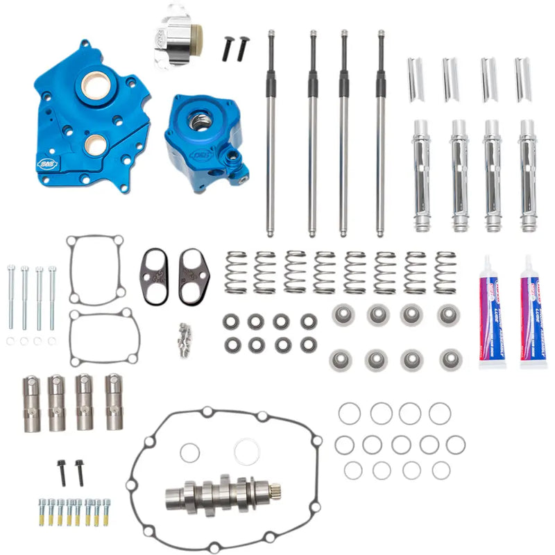 Load image into Gallery viewer, S&amp;S Cam Chest Kit Milwaukee 8 - Oil Cooled / 550 Cam Chain / Chrome - Engine Components
