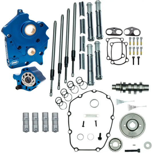 S&S Cam Chest Kit Milwaukee 8 - Twin Cooled / 465 Cam Gear / Chrome - Engine Components