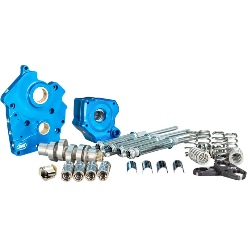 Load image into Gallery viewer, S&amp;S Cam Chest Kit Milwaukee 8 - Twin Cooled / 540 Cam Chain / Chrome - Engine Components
