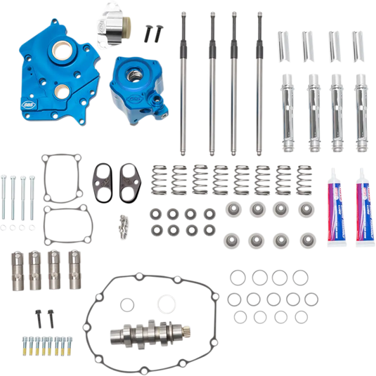 S&S Cam Chest Kit Milwaukee 8 - Twin Cooled / 550 Cam Chain / Chrome - Engine Components