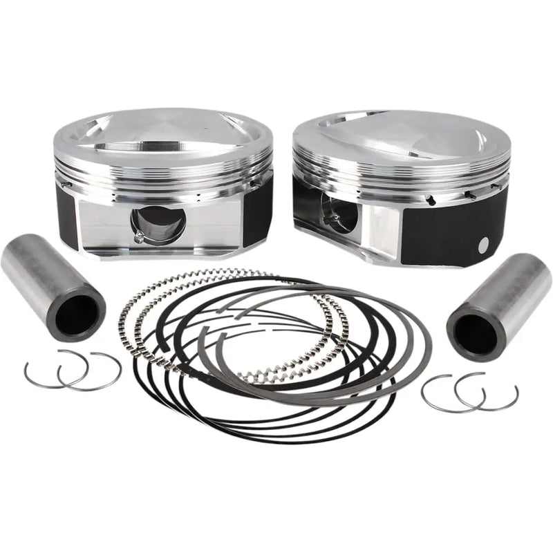 Load image into Gallery viewer, S&amp;S High Compression Piston Kits - 07-17 TC STD 3.937’’ - Engine Components
