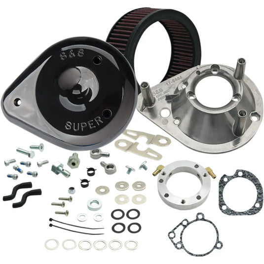 S&S Original Tear Drop Air Cleaner - 91-06 XL (Stock CV Carb) / Gloss Black - General