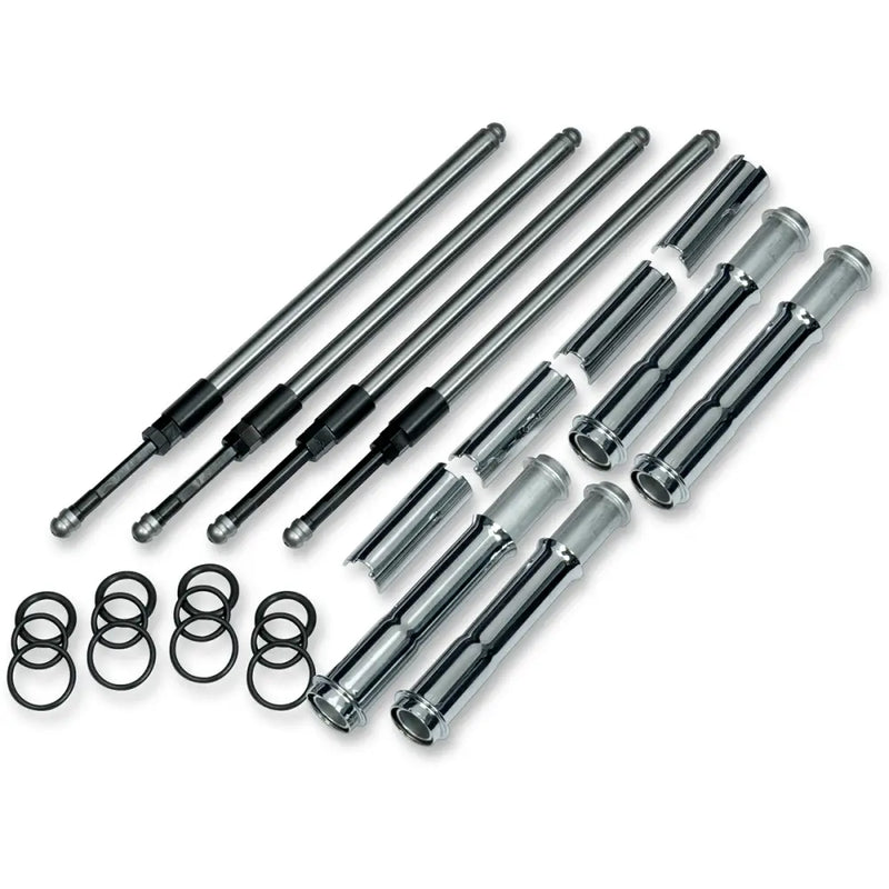 Load image into Gallery viewer, S&amp;S Quickee Pushrods with Covers - 17-Up Milwaukee 8 Chrome - Engine Components
