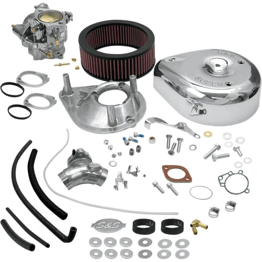 S&S Super E and Super G Carb Kits - S&S’E’FOR 84-91 BT V-2 - Air/Fuel Components