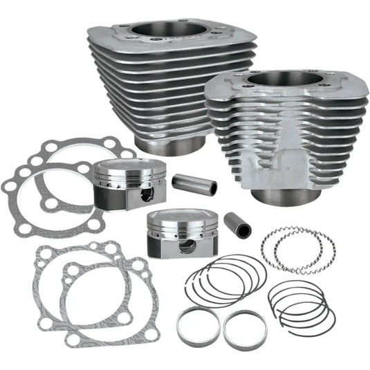 S&S XL883 to 1200 Conversion Kit - Silver - Engine Components