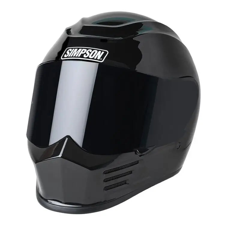 Load image into Gallery viewer, Simpson Speed Bandit - Gloss Black / X Small - Helmet Components
