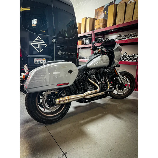 SP Concepts 18-24 M8 Softail - Mid Length “Works Edition” Elsinore - Stainless - Vehicles & Parts