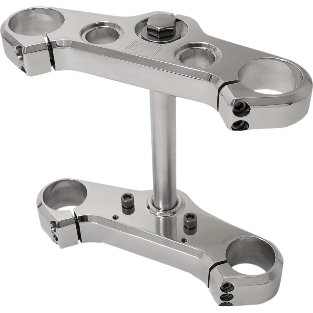 Speed Merchant Elite 49mm Triple Trees - 18 + Softail 49mm Models / Polished - Chassis Components