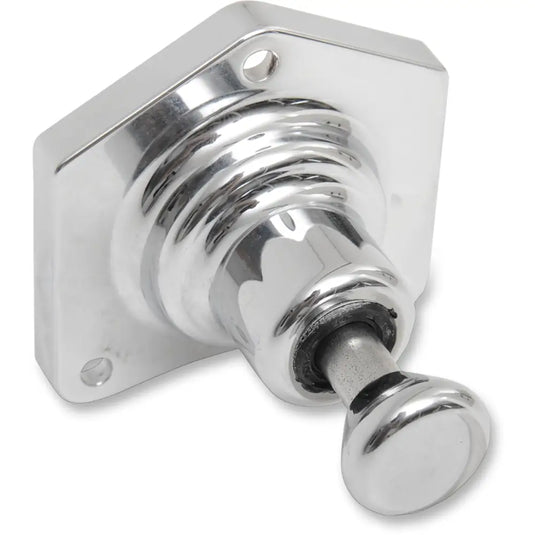 Terry Solenoid End Cover Starter Buttons - For 1.6/1.8/Slugger Starters Chrome - Electrical Components