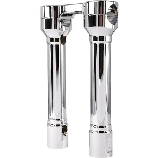 Thrashin Holeshot Risers - 8in / Chrome - Hand/Foot Components