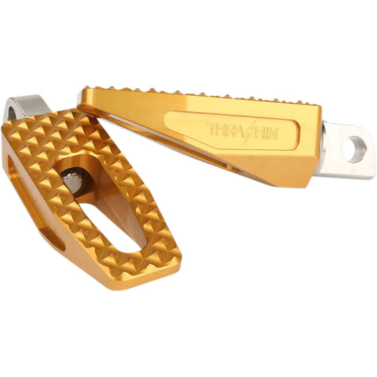 Thrashin P-54 Slim Pegs - Male Mount Models / Gold / Driver and Passenger - Hand/Foot Components