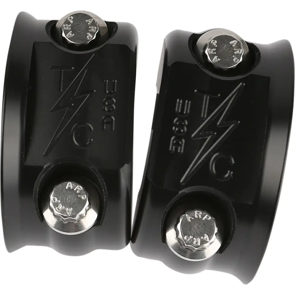 Thrashin Perch Clamps - 99-Cur Big Twin/M8 / Black - Hand/Foot Components