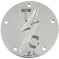 Thrashin Supply Co Points Covers - Twin Cam Classic Black - Engine Components