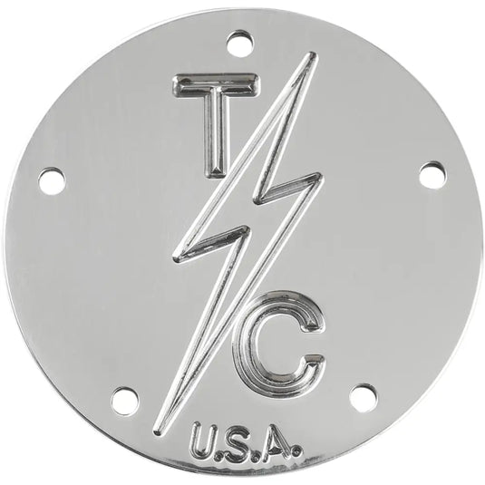 Thrashin Supply Co Points Covers - Twin Cam Classic Black - Engine Components