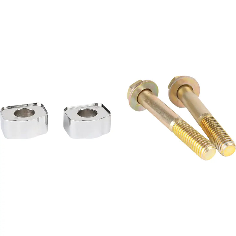 Load image into Gallery viewer, Thrashin Supply Riser Spacer Kit - 1/2in / Chrome - Hand/Foot Components
