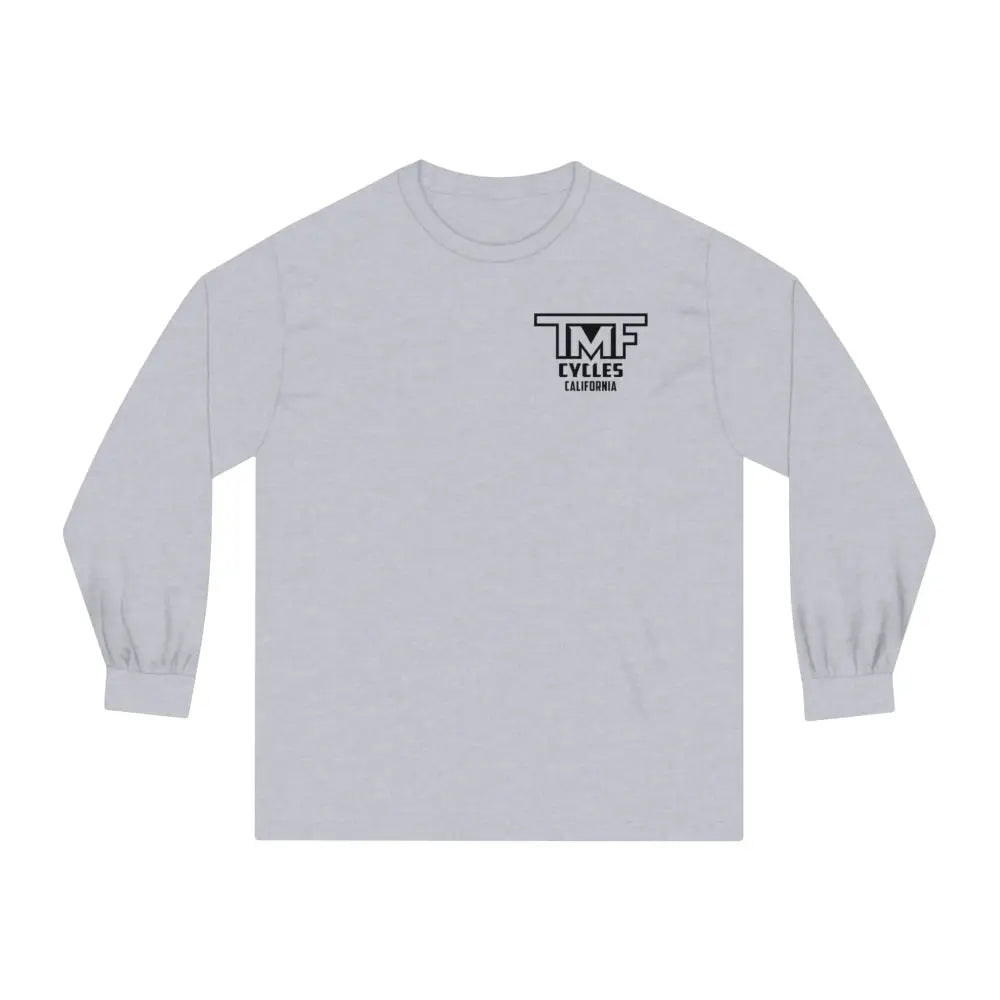 TMF Cycles Logo Long Sleeve T-Shirt - Athletic Heather / S - Long-sleeve