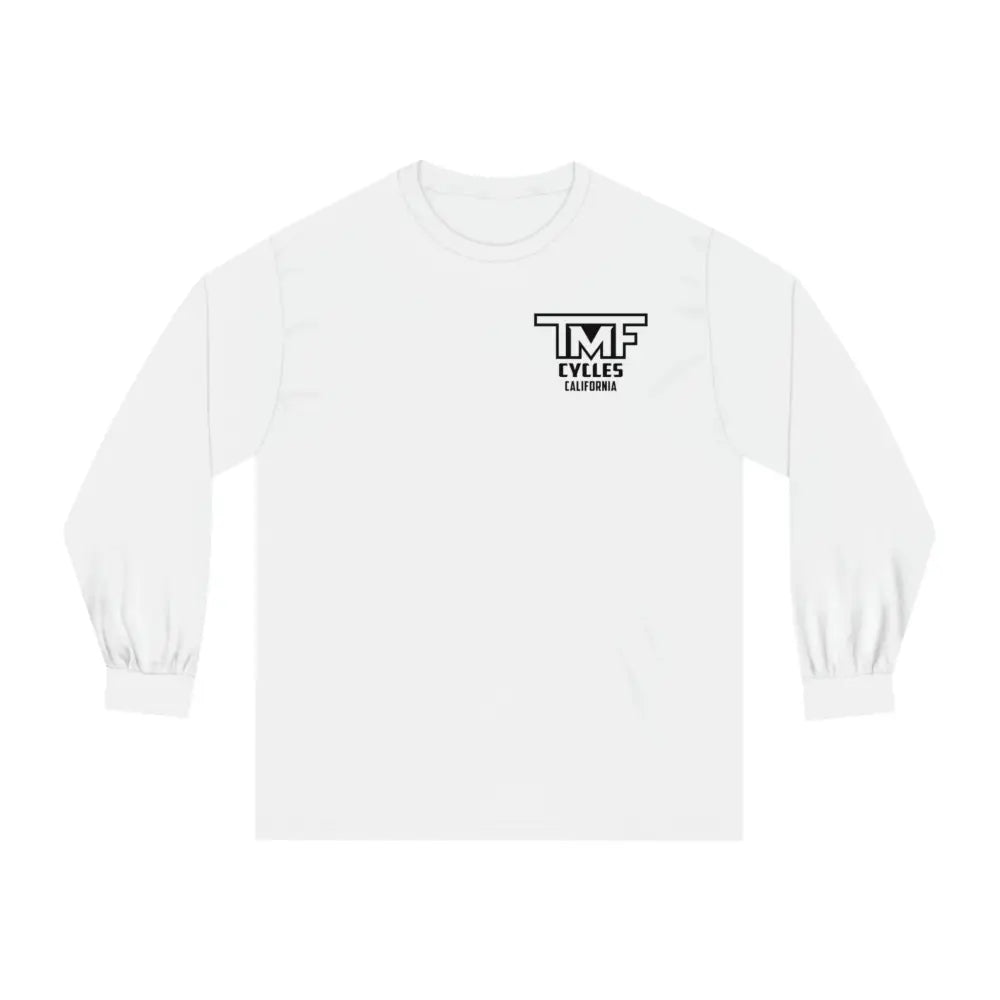 TMF Cycles Logo Long Sleeve T-Shirt - White / S - Long-sleeve