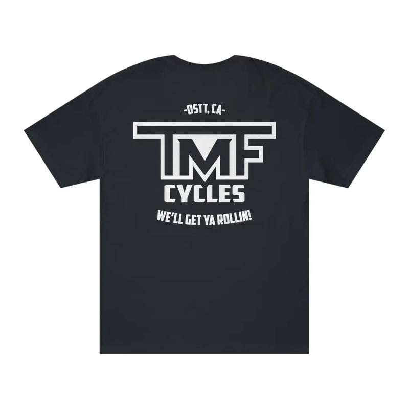 Load image into Gallery viewer, TMF Cycles Logo T-Shirt - Black / S - T-Shirt
