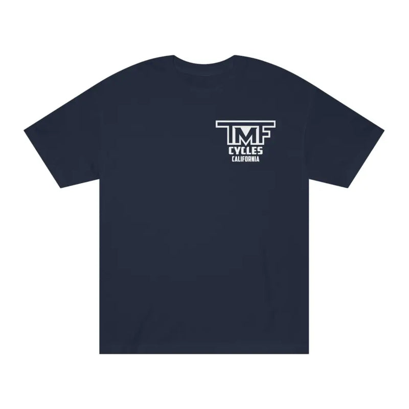 Load image into Gallery viewer, TMF Cycles Logo T-Shirt - Navy / S - T-Shirt
