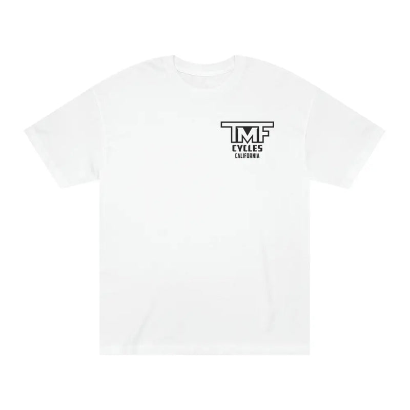 Load image into Gallery viewer, TMF Cycles Logo T-Shirt - White / S - T-Shirt
