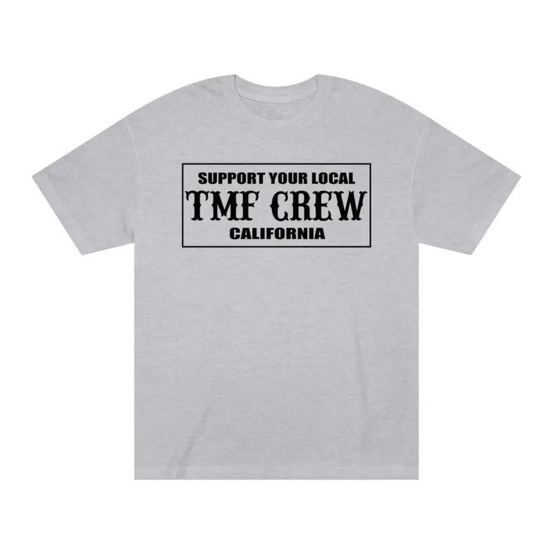 Load image into Gallery viewer, TMF ’Support TMF CREW’ T-Shirt - Athletic Heather / S - T-Shirt
