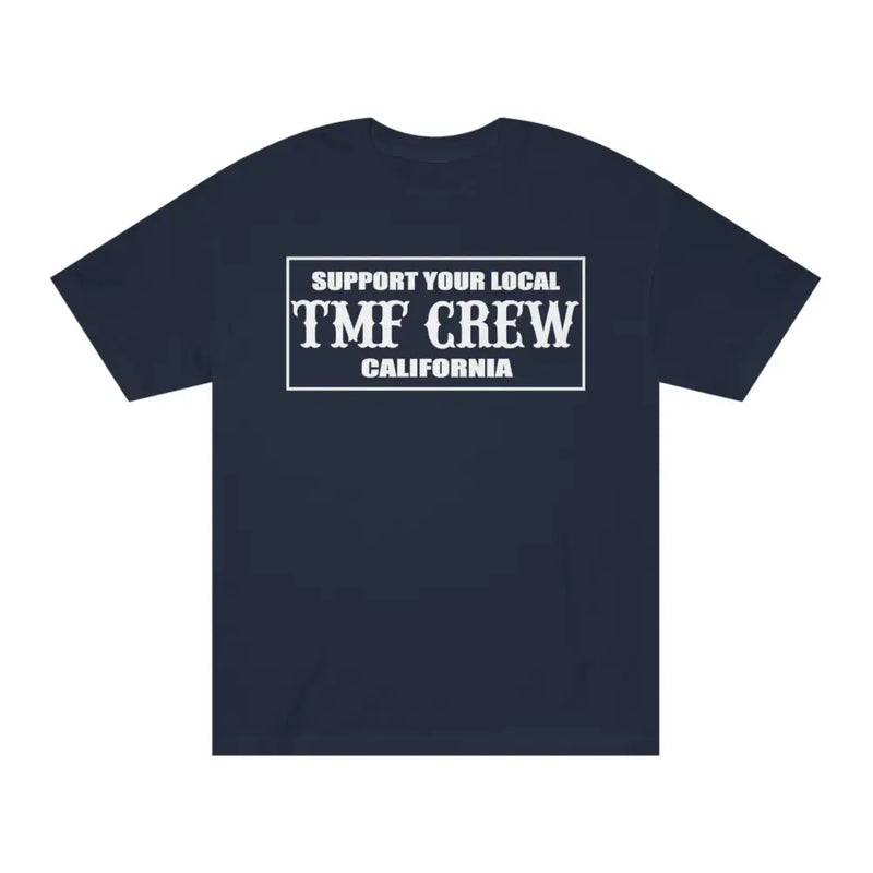 Load image into Gallery viewer, TMF ’Support TMF CREW’ T-Shirt - Navy / S - T-Shirt
