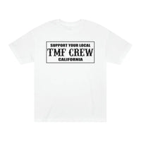 TMF ’Support TMF CREW’ T-Shirt - White / S - T-Shirt